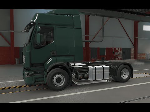 Renault Premium Exhausts Without Side Skirt [MP-SP] [Multiplayer] [TruckersMP]
