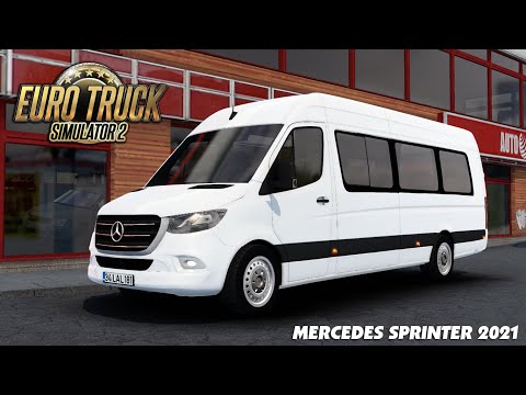 Euro Truck Simulator 2 - Mercedes Benz Sprinter 2021 V1R60 | ETS2 Mods 1.40