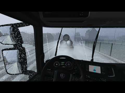 Frosty Winter Weather Mod - Heavy Winter Addon - Euro Truck Simulator
