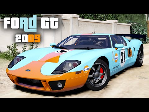 Ford GT 2005 - GTA 5 Real Life Car Mod + Download Link!