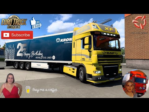 Euro Truck Simulator 2 (1.45) DAF XF 105 Reworked v3.5 [Schumi] [1.45] New Version + DLC&#039;s &amp; Mods