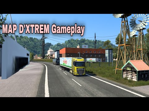 [SHARE] MAP D&#039;XTREM || Industrial Hill - Kota tutup Gameplay ETS2 1.40 - 1.43