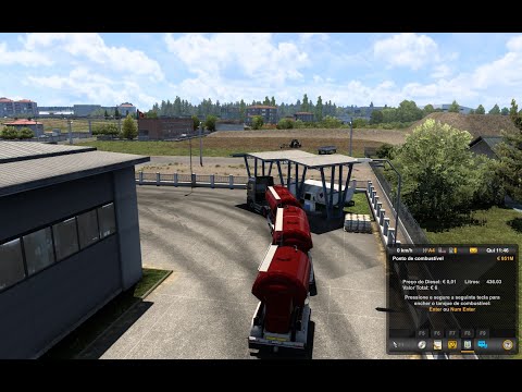 RODONITCHO ETS2 1.45.0.30S 004/07/0034/2022 FREE FUEL IN THE GARAGE ETS2 BY RODONITCHO MODS 1.45