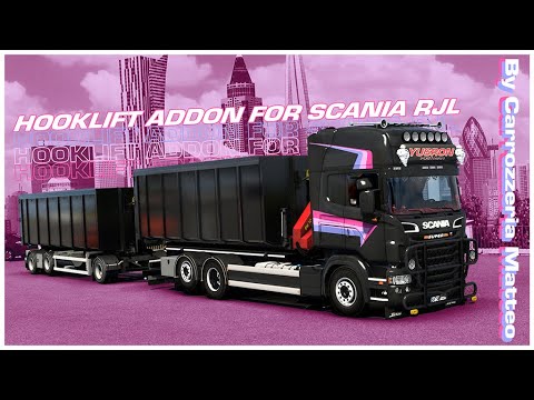 ETS2 - Hooklift Addon For Scania RJL (1.43)