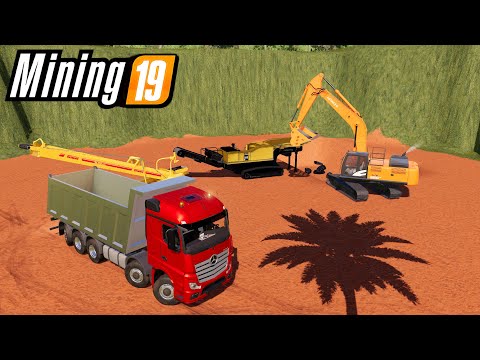 Crushing Coal Rocks Farming Simulator 2019 Mining Mods