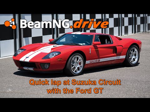 BeamNG | Quick lap at Suzuka Circuit with the Ford GT