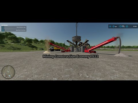FS22 - Mining Construction Economy - First version playable of the map.