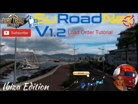 Euro Truck Simulator 2 (1.43) EuRoadNet Ibiza Edition v1.2 [1.43] Map Load Order + DLC&#039;s &amp; Mods