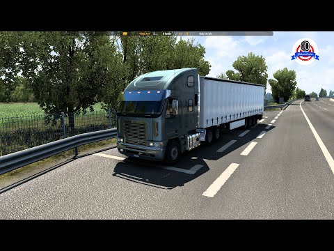 Euro Truck Simulator 2 - Freightliner Argosy + Interior v2.7 (1.40.x)