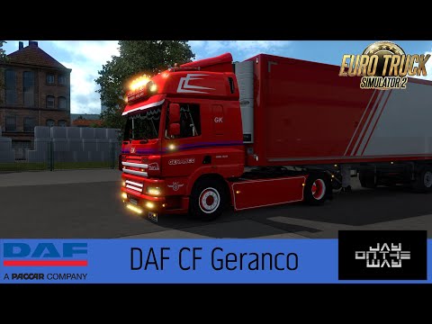DAF CF Geranco v 1.1 для Euro truck Simulator 2 мод AllEnclusive для любителей красного цвета