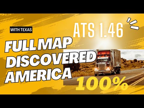 Tutorial - How to open 100% map in ATS 1.46 with Texas (Full Map Discovered, Guide and files)