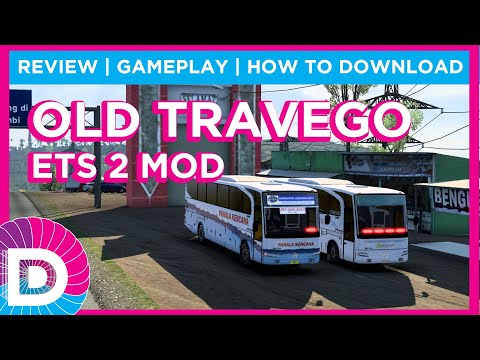 ADIPUTRO - OLD TRAVEGO | MOD BUS INDONESIA | REVIEW, GAMEPLAY, HOW TO DOWNLOAD