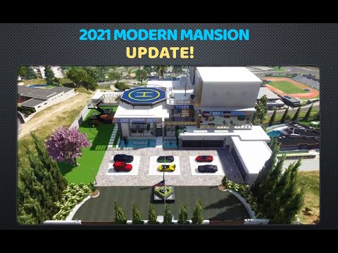GTA 5 MOD - 2021 MODERN MANSION UPDATE!