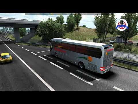Euro Truck Simulator 2 - Bus MAN Lion Coach + Interior v1.5 1.39.x