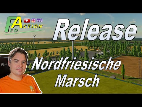 Mod Vorstellung LS22 NF Marsch 4fach Mod Map Vorstellung Video Trailer Nordfriesische Marsch im LS22