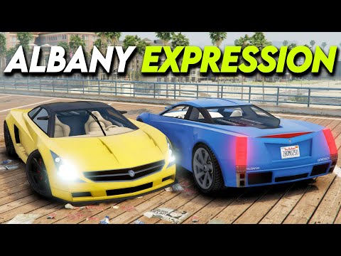 Albany Expression (2002 Cadillac Cien concept) - GTA V Lore Friendly Car Mods! + Download Link!