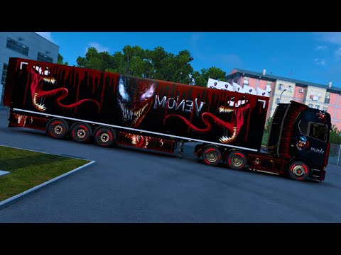 Euro Truck Simulator 2 Venom Skin [ SCANIA NEW SKIN PROJECT 0.8 ]