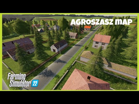 AGROSZASZ - NEW MOD MAP: FARMING SIMULATOR 22 *FLY OVER*