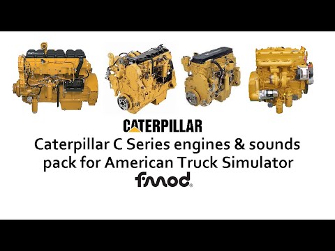 Caterpillar C Series engines pack download | MOD Presentation | American Truck Simulator