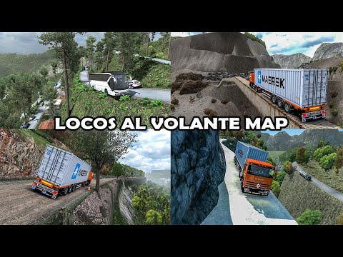 Map LOCOS AL VOLANTE (Extreme Route) ETS2 1.39, 1.40, 1.41,1.42