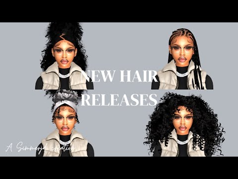 New Sims 4 CC Hair Releases! + CC Links | Sims 4 Urban Hairs | Sims 4 Hair CC | The Sims 4