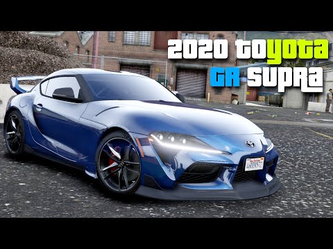 2020 Toyota GR Supra - GTA 5 Real Life Car Mod!