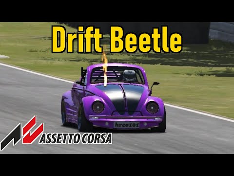 Volkswagen Beetle drift - Lime Rock - Assetto Corsa