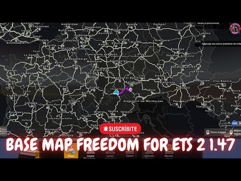 EURO TRUCK SIMULATOR 2 BASE MAP FREEDOM 1.47