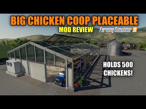 Farming Simulator 19 - Big Chicken Coop v1.0 Mod Review