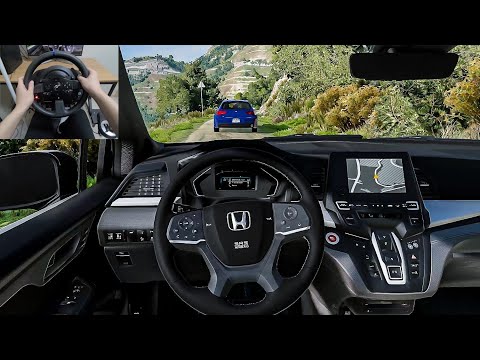 BeamNG Drive - Honda Odyssey [Steering Wheel gameplay]