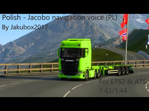 [ETS2 1.43/1.44] Polish - Jacobo navigation voice (PL) Mod Preview