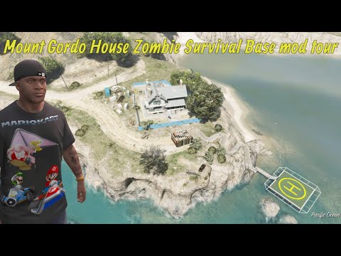 Mount Gordo House Zombie Survival Base mod tour